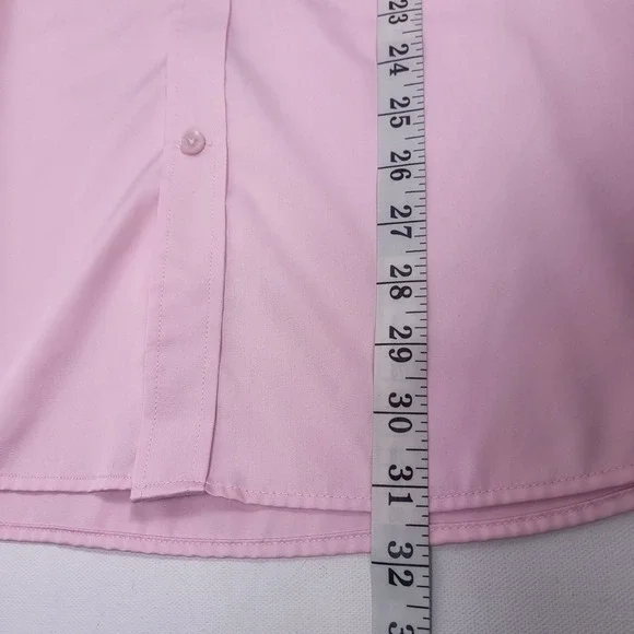 Shield LD-X Dress Shirt Mens 2XL  Pink Slim Fit Button Down Collar Long Sleeve‎ - Picture 4 of 6
